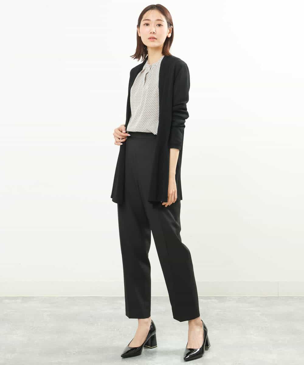 FOLGS36130 MK MICHEL KLEIN(MK ミッシェルクラン) リラックステーパードパンツ/洗える ベージュ