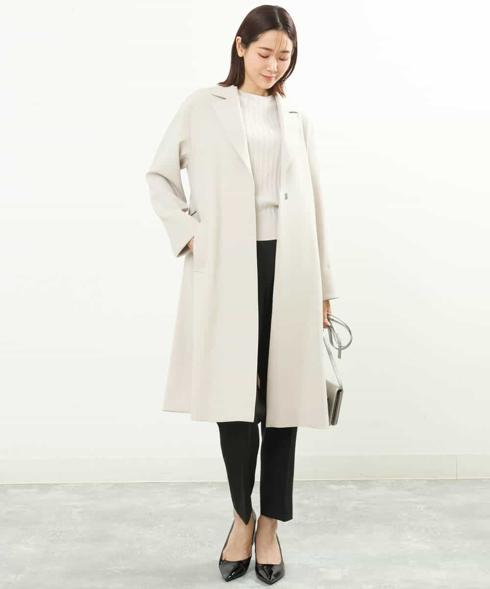 FOLGS36130 MK MICHEL KLEIN(MK ミッシェルクラン) リラックステーパードパンツ/洗える ベージュ
