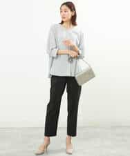 FOLGS36130 MK MICHEL KLEIN(MK ミッシェルクラン) リラックステーパードパンツ/洗える ベージュ