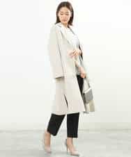 FOLGS36130 MK MICHEL KLEIN(MK ミッシェルクラン) リラックステーパードパンツ/洗える ベージュ