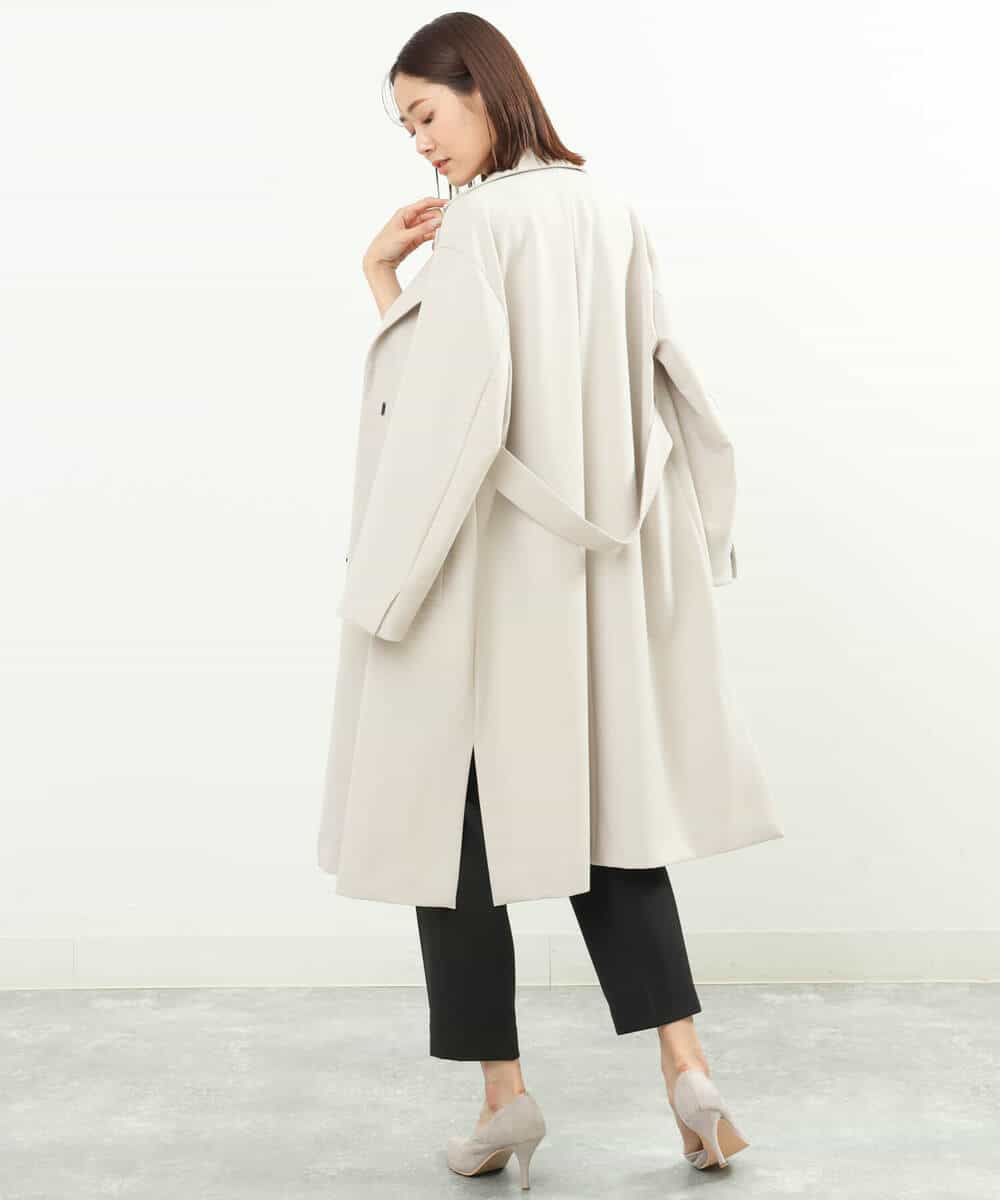 FOLGS36130 MK MICHEL KLEIN(MK ミッシェルクラン) リラックステーパードパンツ/洗える ベージュ