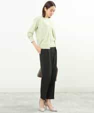 FOLGS36130 MK MICHEL KLEIN(MK ミッシェルクラン) リラックステーパードパンツ/洗える ベージュ