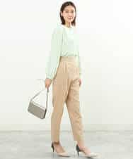 FOLGS36130 MK MICHEL KLEIN(MK ミッシェルクラン) リラックステーパードパンツ/洗える ベージュ