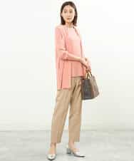 FOLGS36130 MK MICHEL KLEIN(MK ミッシェルクラン) リラックステーパードパンツ/洗える ベージュ