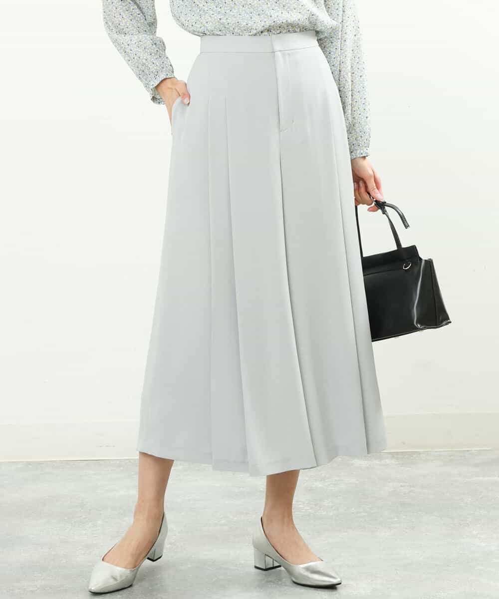フロントプリーツデザインガウチョパンツ/洗える(ガウチョ・ワイドパンツ) MK MICHEL KLEIN(MK  ミッシェルクラン)｜イトキンオンラインストア