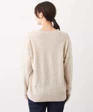 FOSAV09160 MK MICHEL KLEIN(MK ミッシェルクラン) airwoolニットカーディガン ベージュ