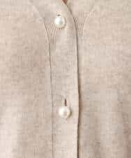 FOSAV09160 MK MICHEL KLEIN(MK ミッシェルクラン) airwoolニットカーディガン ベージュ