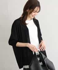 FOSGD50140 MK MICHEL KLEIN(MK ミッシェルクラン) [接触冷感/洗える]ミドル丈着流しカーディガン ミント