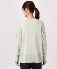 FOSGD50140 MK MICHEL KLEIN(MK ミッシェルクラン) [接触冷感/洗える]ミドル丈着流しカーディガン ミント