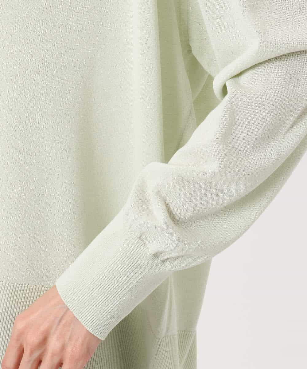 FOSGD50140 MK MICHEL KLEIN(MK ミッシェルクラン) [接触冷感/洗える]ミドル丈着流しカーディガン ミント