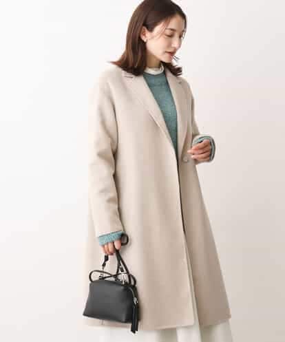 FOUAV42310 MK MICHEL KLEIN ロング丈スムースリバーチェスターコート