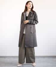FOVDA12250 MK MICHEL KLEIN(MK ミッシェルクラン) ベーシックトレンチコート/撥水加工・防花粉 ベージュ