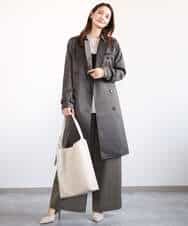 FOVDA12250 MK MICHEL KLEIN(MK ミッシェルクラン) ベーシックトレンチコート/撥水加工・防花粉 ベージュ