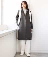 FOVDA12250 MK MICHEL KLEIN(MK ミッシェルクラン) ベーシックトレンチコート/撥水加工・防花粉 ベージュ