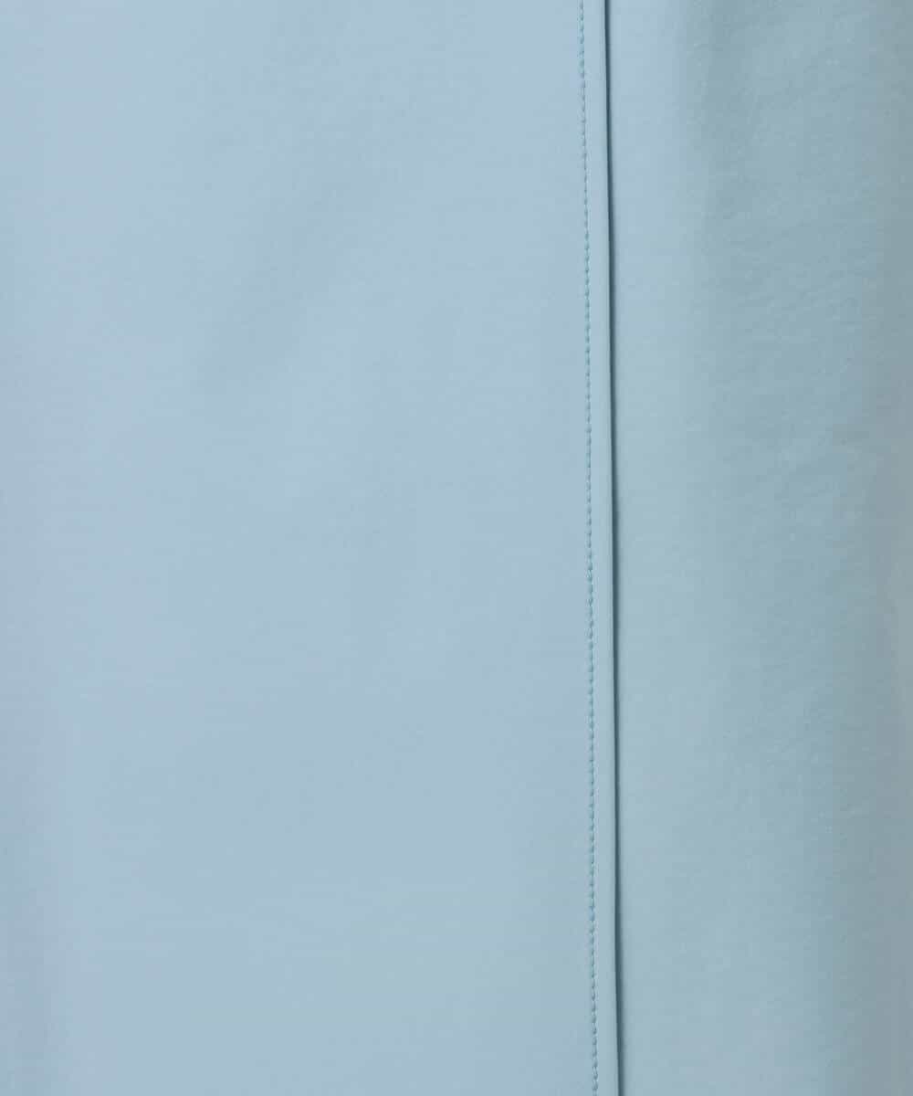 FOVFD10300 MK MICHEL KLEIN(MK ミッシェルクラン) トレンチディティールロングコート/撥水/洗える ライトブルー