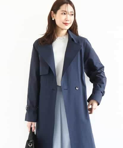 FOVFD10300 MK MICHEL KLEIN トレンチディティールロングコート/撥水/洗える