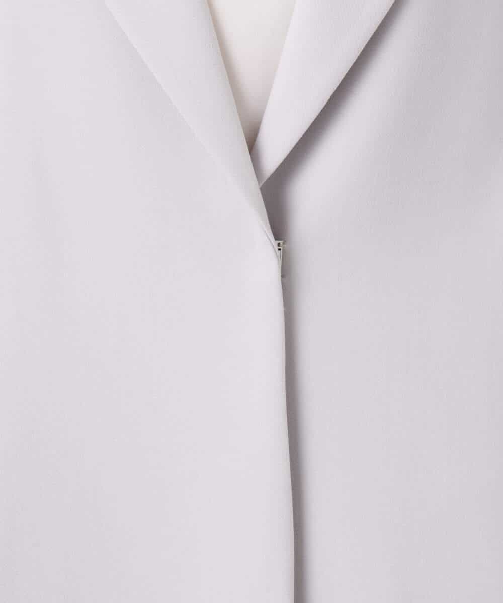 FOVFD14280 MK MICHEL KLEIN(MK ミッシェルクラン) ライトダブルクロスチェスターコート/洗える ネイビー