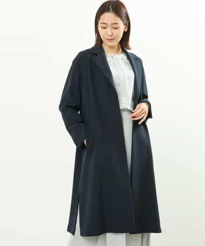 FOVFS24260 MK MICHEL KLEIN ライトダブルクロスチェスターコート/洗える