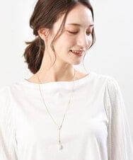 FR2AV30060 MK MICHEL KLEIN(MK ミッシェルクラン) 淡水パールY字ネックレス ゴールド