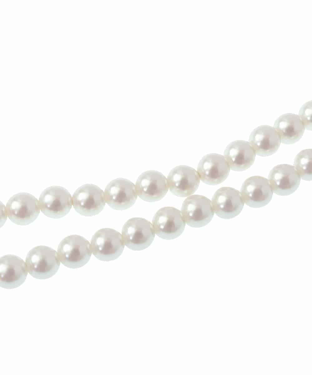 FR2DV10045 MK MICHEL KLEIN(MK ミッシェルクラン) フェイクパールショートネックレス アイボリー