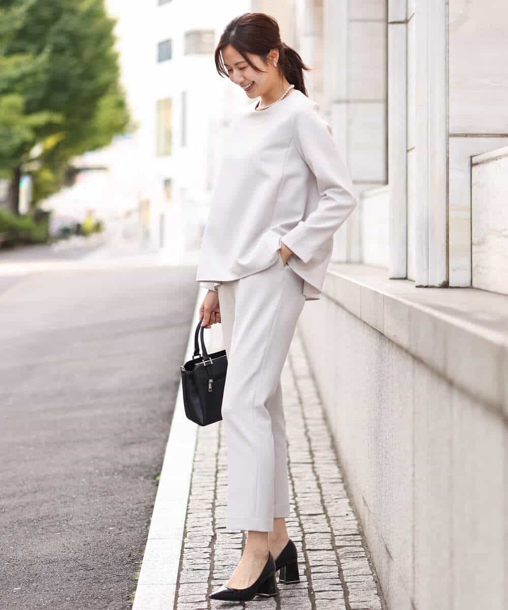 FR2DV10045 MK MICHEL KLEIN(MK ミッシェルクラン) フェイクパールショートネックレス アイボリー