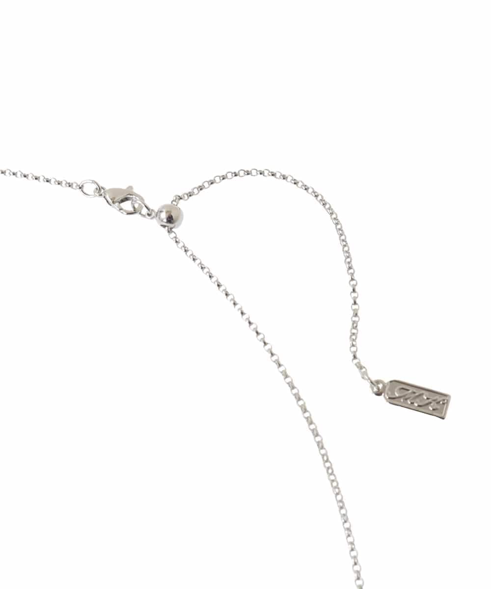 FR2FA20060 MK MICHEL KLEIN(MK ミッシェルクラン) ミニコイントップネックレス シルバー