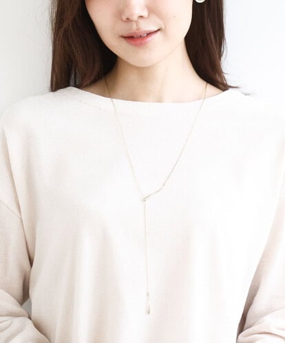 FR2FD10060 MK MICHEL KLEIN スライドモチーフネックレス