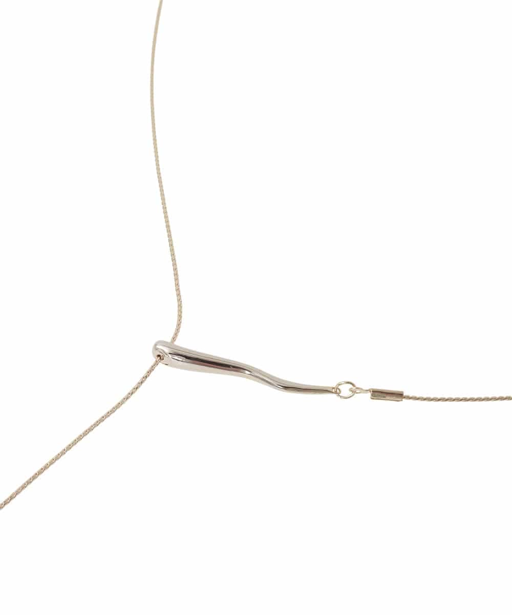 FR2FD10060 MK MICHEL KLEIN(MK ミッシェルクラン) スライドモチーフネックレス ゴールド