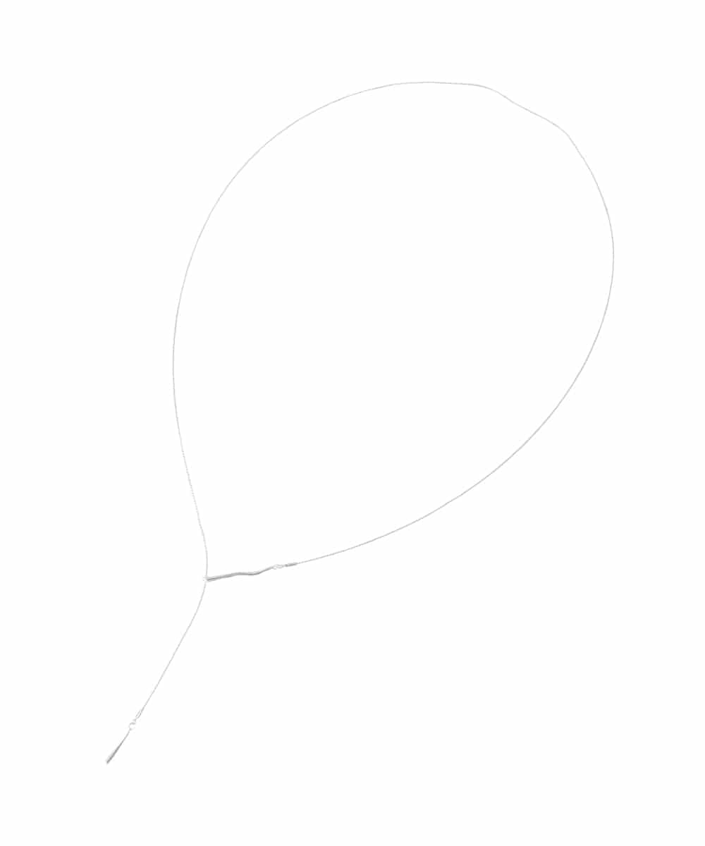 FR2FD10060 MK MICHEL KLEIN(MK ミッシェルクラン) スライドモチーフネックレス シルバー