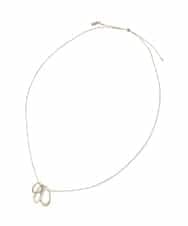 FR2FD21065 MK MICHEL KLEIN(MK ミッシェルクラン) リングモチーフロングネックレス ゴールド