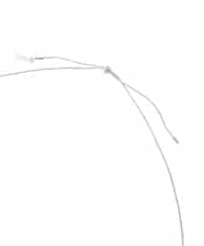 FR2FD21065 MK MICHEL KLEIN(MK ミッシェルクラン) リングモチーフロングネックレス シルバー