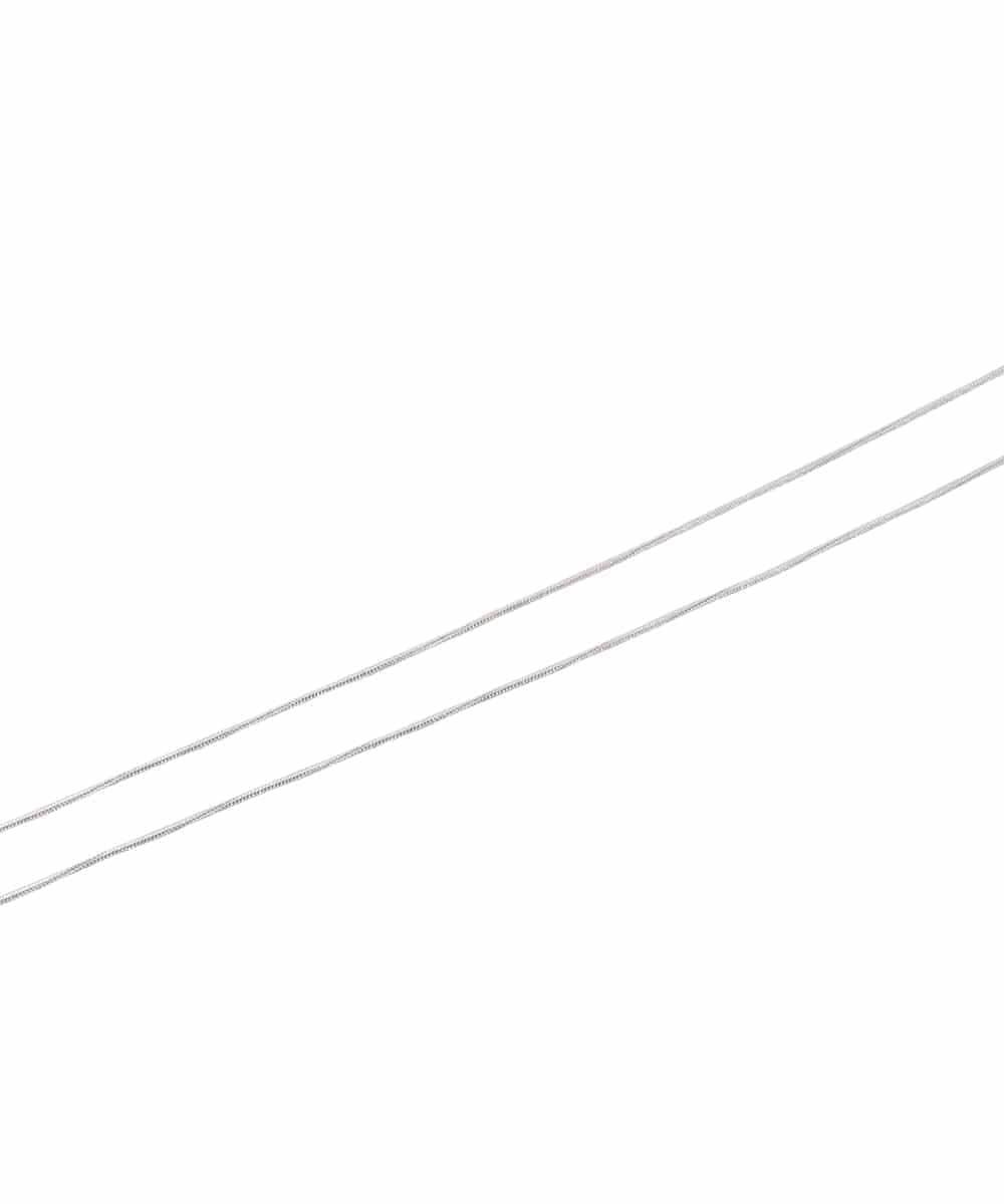 FR2FD21065 MK MICHEL KLEIN(MK ミッシェルクラン) リングモチーフロングネックレス シルバー