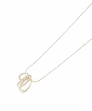 FR2FD21065 MK MICHEL KLEIN(MK ミッシェルクラン) リングモチーフロングネックレス シルバー