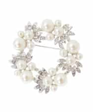 FR2FD33050 MK MICHEL KLEIN(MK ミッシェルクラン) サークルデザインブローチ シルバー