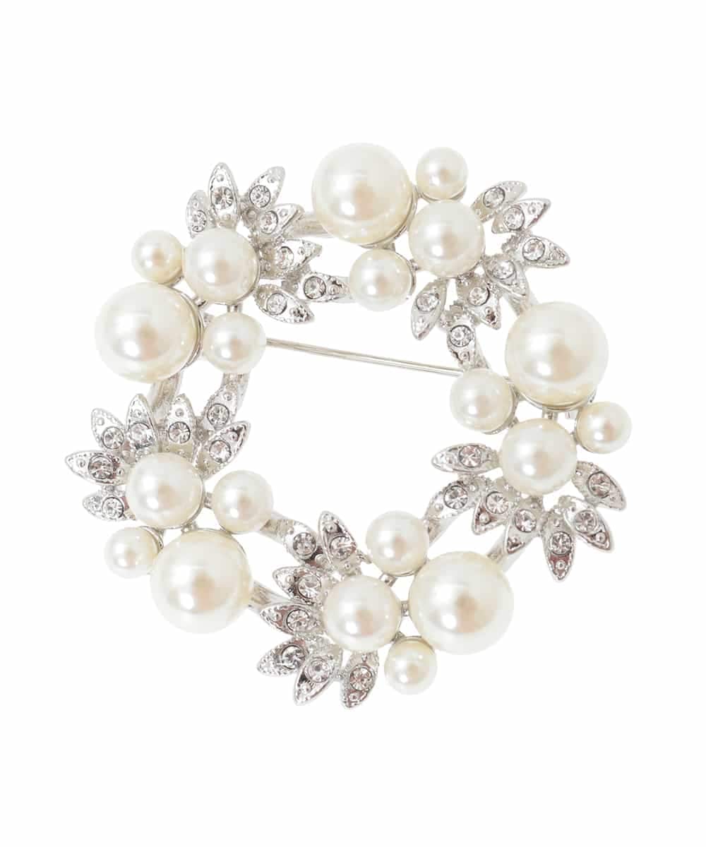 FR2FD33050 MK MICHEL KLEIN(MK ミッシェルクラン) サークルデザインブローチ シルバー