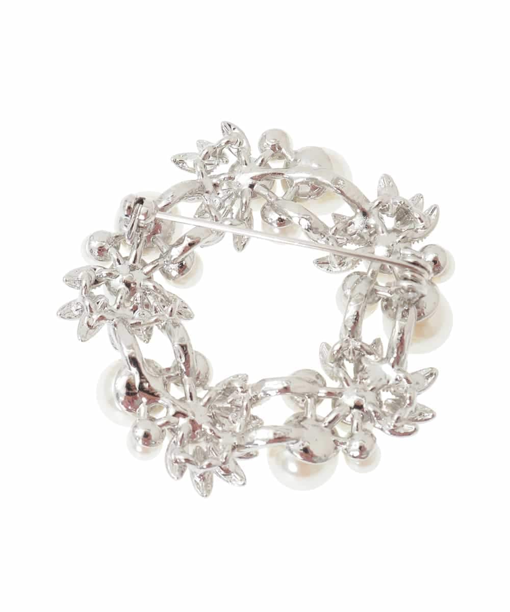 FR2FD33050 MK MICHEL KLEIN(MK ミッシェルクラン) サークルデザインブローチ シルバー