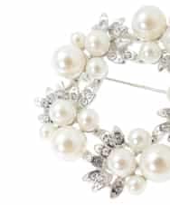 FR2FD33050 MK MICHEL KLEIN(MK ミッシェルクラン) サークルデザインブローチ シルバー