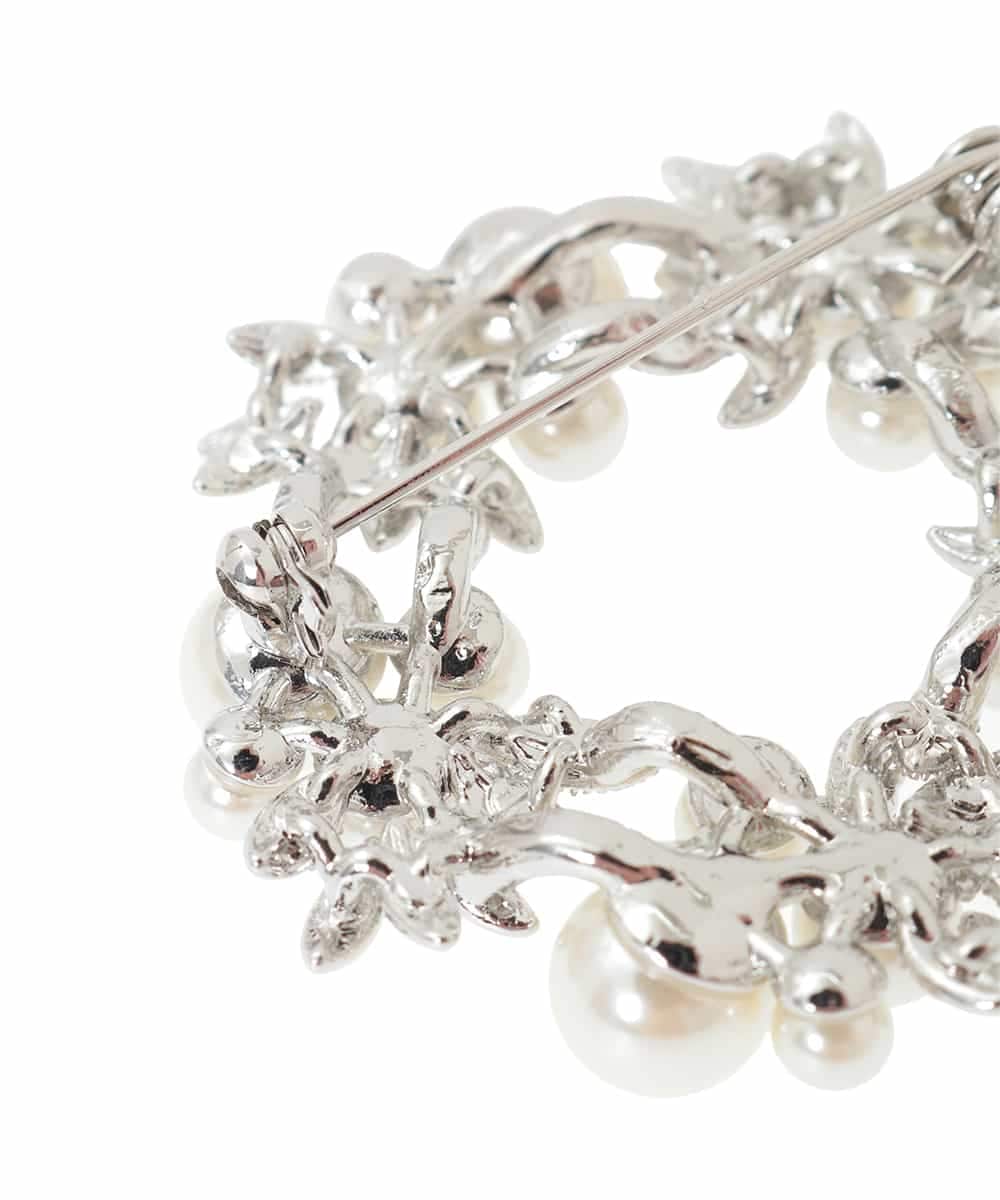 FR2FD33050 MK MICHEL KLEIN(MK ミッシェルクラン) サークルデザインブローチ シルバー