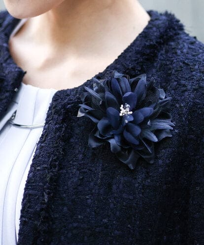 FR2FD90055 MK MICHEL KLEIN シフォンコサージュ