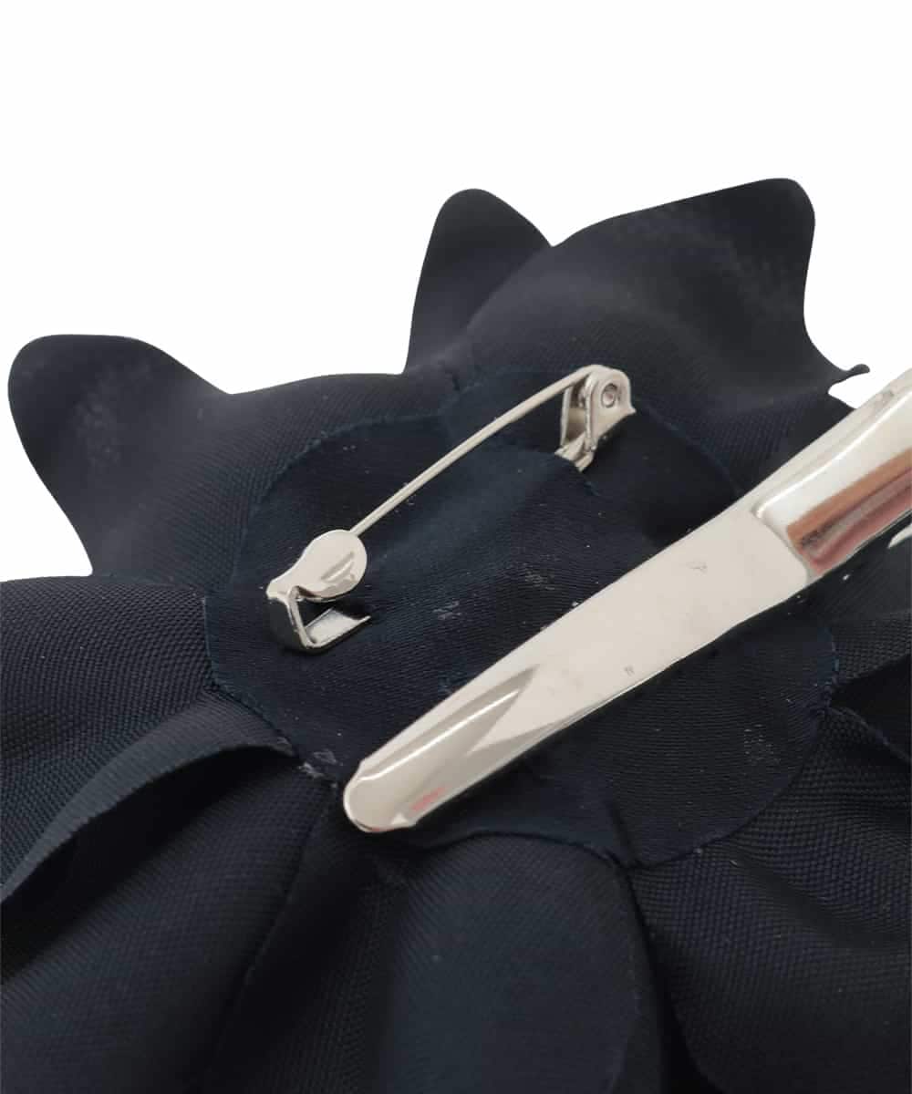 FR2FD90055 MK MICHEL KLEIN(MK ミッシェルクラン) シフォンコサージュ ネイビー