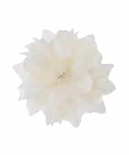 FR2FD90055 MK MICHEL KLEIN(MK ミッシェルクラン) シフォンコサージュ ホワイト