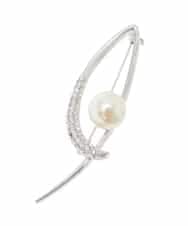 FR2FD92045 MK MICHEL KLEIN(MK ミッシェルクラン) リーフモチーフブローチ シルバー