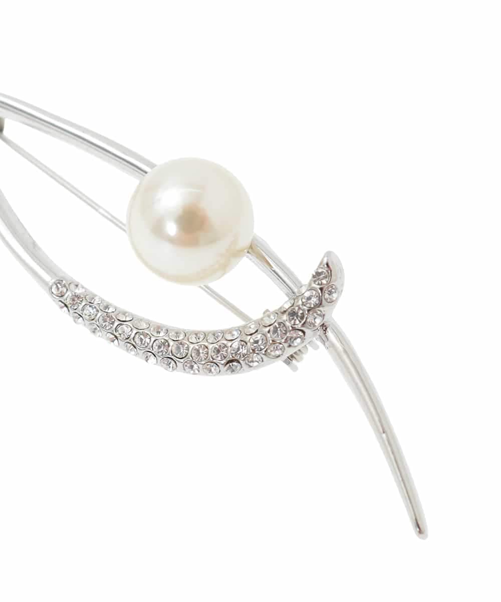 FR2FD92045 MK MICHEL KLEIN(MK ミッシェルクラン) リーフモチーフブローチ シルバー