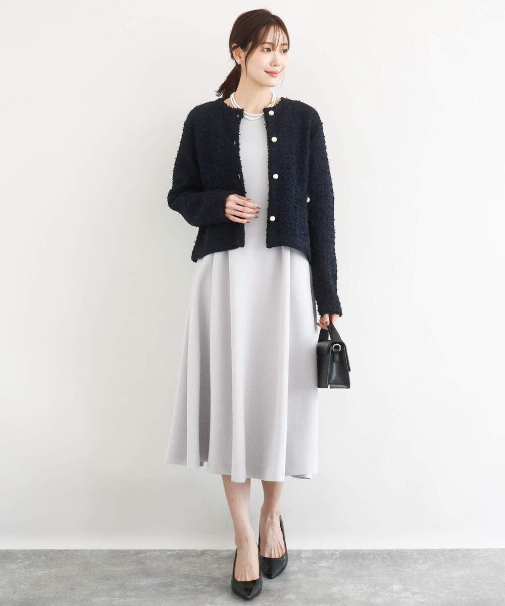 FR2FD94050 MK MICHEL KLEIN(MK ミッシェルクラン) ロングパールネックレス シルバー