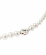 FR2FD94050 MK MICHEL KLEIN(MK ミッシェルクラン) ロングパールネックレス シルバー