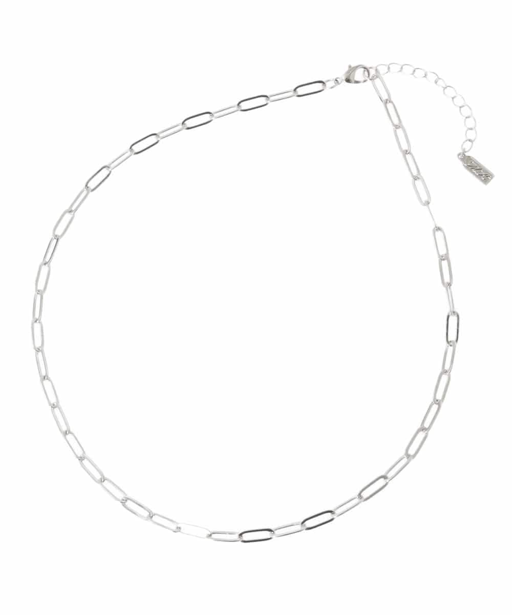 FR2JA21060 MK MICHEL KLEIN(MK ミッシェルクラン) 2連ショートネックレス シルバー