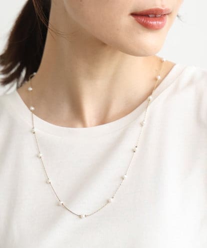 FR2JD21065 MK MICHEL KLEIN 3wayフェイクパールロングネックレス