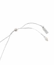 FR2JD22060 MK MICHEL KLEIN(MK ミッシェルクラン) V字メタルプレートネックレス シルバー