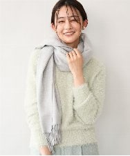 FR3AG43060 MK MICHEL KLEIN(MK ミッシェルクラン) [洗える]大判無地ストール ベージュ