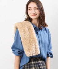 FR3AV40045 MK MICHEL KLEIN(MK ミッシェルクラン) エコファーティペット/洗える ベージュ